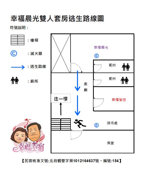 幸福晨光逃生路線圖_FY2310