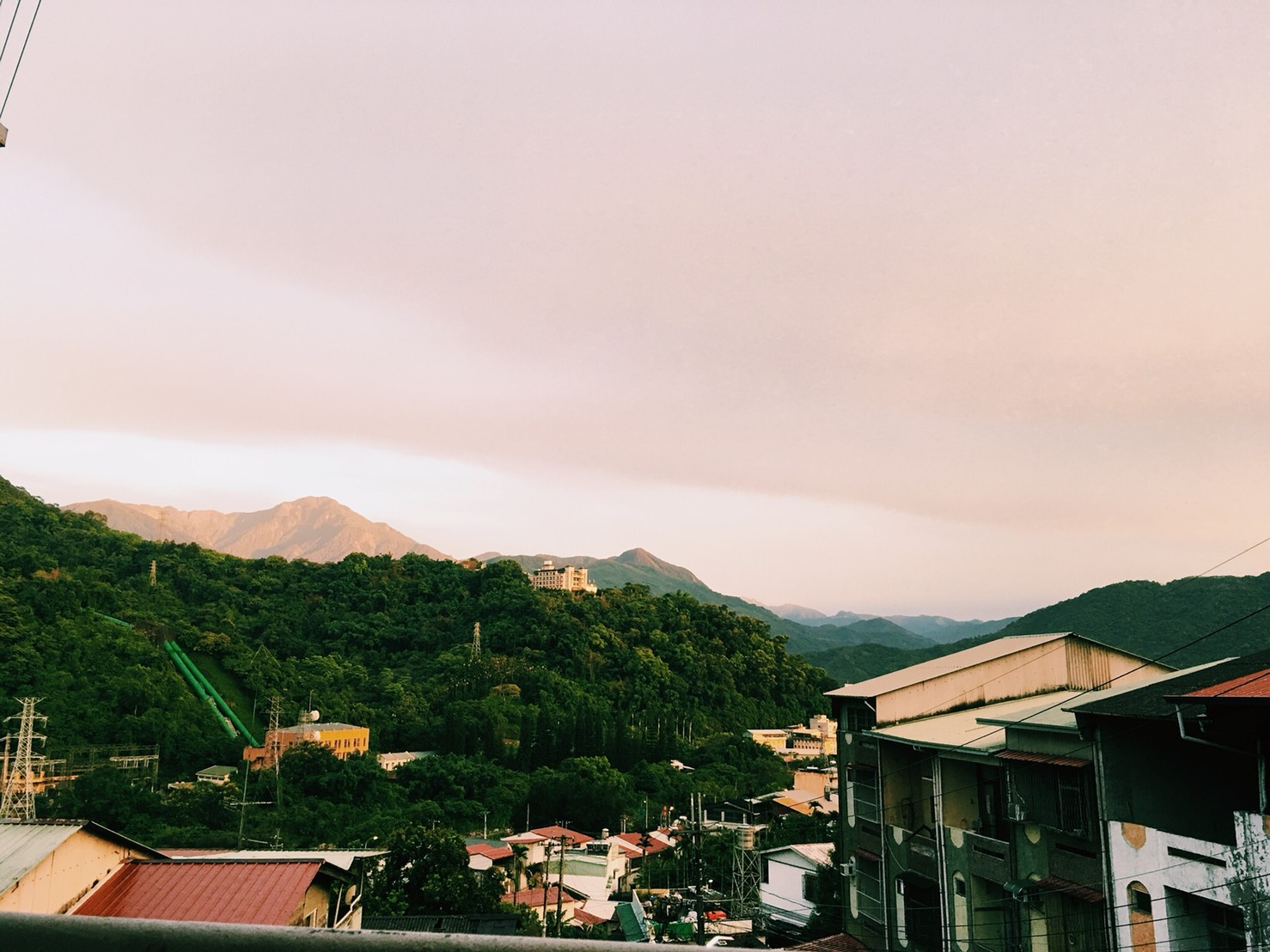 民宿陽台外風景